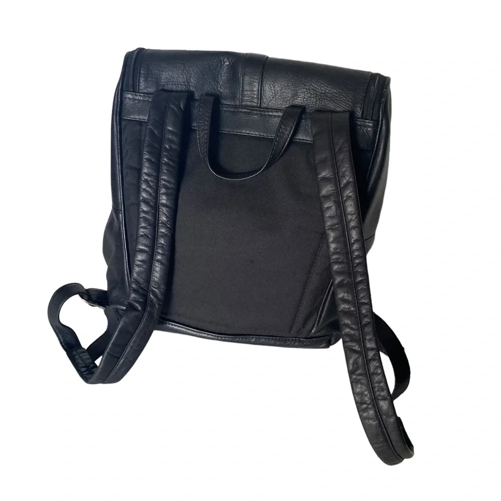 Piel leather laptop backpack bag (BG)